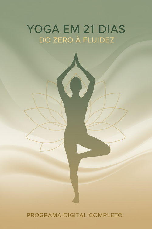 Capa do infoproduto Yoga em 21 Dias: Do Zero à Fluidez